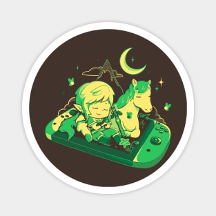 Chilling Hero - Cute Lazy Geek Gift Magnet